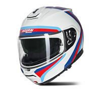 Casco Modulare Nolan N100-6 Bianco/Blu/Rosso/Blu ChiaroS Bianco,Blu,Rosso,Blu Chiaro