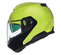 Nolan N100-6 Mivedi 329, casco flip up M male Verde Chiaro/Nero
