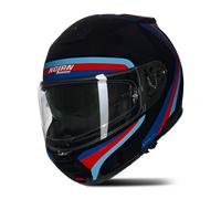 Casco Modulare Nolan N100-6 Nero/Blu/Rosso/Blu ChiaroL Nero,Blu,Rosso,Blu Chiaro