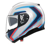 Casco Modulare Nolan N100-6 RADIANTE 358 Bianco / Blu / Rosso Taglia:XXS