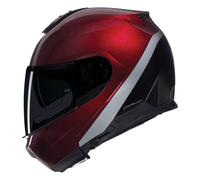 Nolan N100-6 Verniciatura Speciale 341, casco flip up L male Rosso Scuro/Nero/Bianco