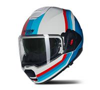 Casco Modulare Nolan N120-1 Bianco/Blu/RossoL Bianco,Blu,Rosso