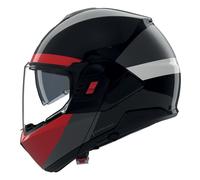 Nolan Casco Modulare N120-1 BLOCCO 357 Nero/Antracite/Rosso/Bianco Taglia XXS
