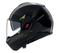 Casco Modulare Nolan N120-1 CICLONE 362 Grigio lava / Nero / Verde impulso