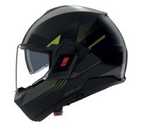 NOLAN NOLAN - Casco N120-1 Ciclone Grigio Lava / Nero / Verde Impulse XL