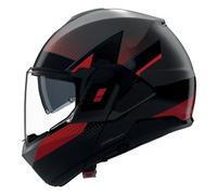 Nolan casco modulare N120-1 Ciclone - 364 Grigio nero rosso opaco M