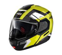 Casco Modulare Nolan N90-3 LIGHTHOUSE N-COM LED YELLOW / GLOSSY BLACK Taglia:M