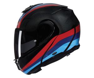 Casco Modulare Nolan X-1005 U.C. GRAN TOUR 348 Carbonio / Blu / Rosso / Azzurro Taglia:S