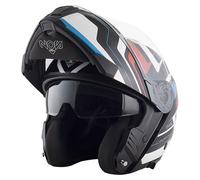 Casco Modulare NOS NS-15F Tenax Red White Blue