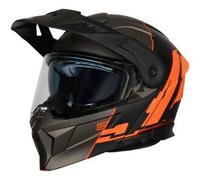 Casco Modulare Origine Adventure Cyborg Arancione Fluo Titanio Opaco L