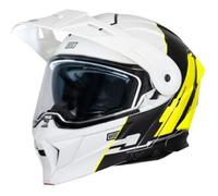 Casco Modulare Origine Adventure Cyborg Giallo Fluo Bianco Opaco M