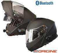 CASCO MODULARE ORIGINE LOGIC BT MATT BLACK INTERFONO INTEGRATO BLUETOOTH TOP