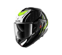 CASCO MODULARE OXO RYDGER BLACK WHITE YELLOW | SHARK HELMETS | MotoCharlie