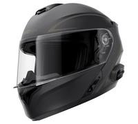 Casco modulare per moto Sena Outrush R Bluetooth con sistema interfono, nero opaco, taglia XL
