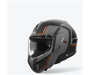Casco Modulare Reversibile Airoh Mathisse II Genius Arancione Opaco M