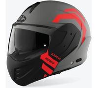Casco Modulare Reversibile Airoh Mathisse Illusion Arancione Fluo Grigio XXL