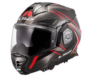 Casco Modulare Reversibile Carbonio Ls2 FF901 Advant X C FUTURE II Rosso