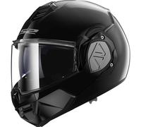 Casco Modulare Reversibile Convertibile LS2 Advant Solid Nero Lucido Taglia L