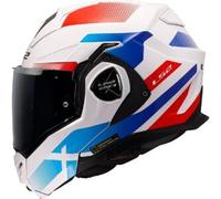 Casco Modulare Reversibile FF901 Ls2 Advant X Nova Bianco Blu Rosso Lucido 3XL