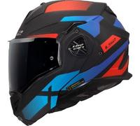Casco Modulare Reversibile FF901 Ls2 Advant X Nova Nero Rosso Blu Opaco XXL