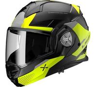 Casco Modulare Reversibile FF901 Ls2 Advant X Oblivion Nero Opaco H-V Giallo XL