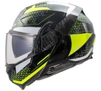 LS2 FF910 Advant II Astral Casco, nero-giallo, taglia 2XL per maschi