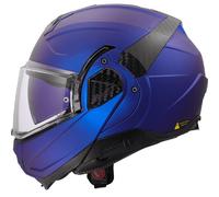 Casco Modulare Reversibile Ls2 FF910 Advant II Solid Blu Navy Opaco