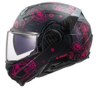 Casco Modulare Reversibile Ls2 FF910 Advant II Sophia Nero Rosa