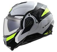 Casco Modulare Reversibile Ls2 FF910 Advant II Triple Grigio Giallo Alta Visibilità S