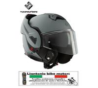 CASCO MODULARE REVERSILE TUCANO URBANO FASTFLIP ECE22.06 GRIGIO NARDO' OPACO