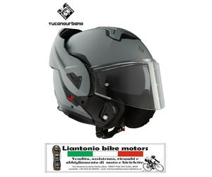 CASCO MODULARE REVERSILE TUCANO URBANO FASTFLIP ECE22.06 GRIGIO NARDO' OPACO