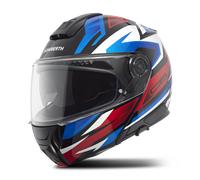 Schuberth C5 Zenith Casco, blu/rosso, Taglia XL (61)