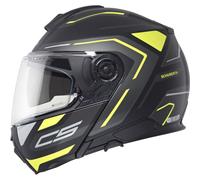 Schuberth C5 Omega Casco, nero-giallo, taglia S per maschi