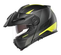 Casco Modulare Schuberth E2 ECE Defender Grigio Giallo L