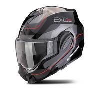 Casco Modulare Scorpion EXO-TECH EVO PRO Commuta Nero/Grigio/RossoS Nero,Grigio,Rosso