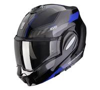 casco modulare scorpion exo tech evo socius - blu S