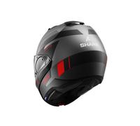 Casco modulare Shark EVO ES KRYD Mat Antracite Nero Rosso