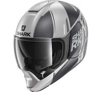 Casco modulare Shark EVOJET VYDA MAT Argento Antracite Nero M