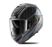 Casco Modulare Shark Oxo Rydger Antracite Blu Nero Opaco XS