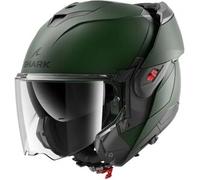 Casco Modulare Shark Oxo Blank Verde Opaco XL