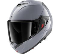 Casco Modulare Shark OXO DARK SHADOW Gun Silver