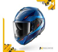 Casco Modulare Shark OXO MEKARIUM Blu Lucido HE8714EBUO - S