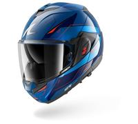 Casco Modulare Shark OXO MEKARIUM Blue Chrom Orange Taglia:M
