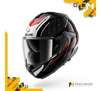 Casco Modulare Shark OXO RYDGER Nero Lucido HE8712EKSR - M