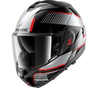 Casco Modulare Shark OXO SIKTER Black Chrom Silver Taglia:XL