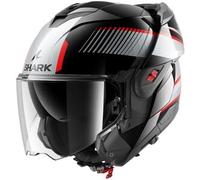 Casco Modulare Shark Oxo Sikter Nero Chrome Argento S