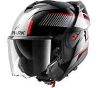 Casco Modulare Shark Oxo Sikter Nero Chrome Argento XS