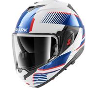 Casco Modulare Shark OXO SIKTER White Chrome Blue