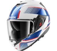 SHARK, Casco Moto Modulare OXO SIKTER White Chrome Blue WUB, XL
