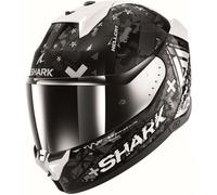 CASCO MODULARE SKWAL I3 HELLCAT BLACK CHROM SILVER | SHARK HELMETS